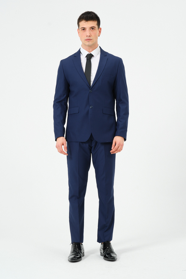 البرلمان - بدلة أساسية مستقيمة بقصة عادية - 1