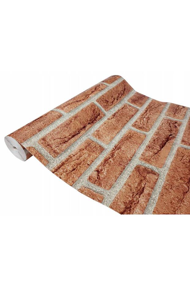 176-0221 Tuğla Desen Kendinden Yapışkanlı Folyo ( 45 cm x 1 mt ) - 1