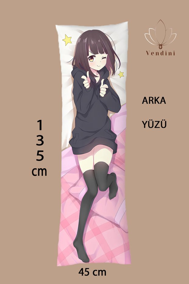Vendini Vendini Çift Yön Baskılı Anime Kurumi Sarılma Yastık Kılıfı - Fiyatı ...