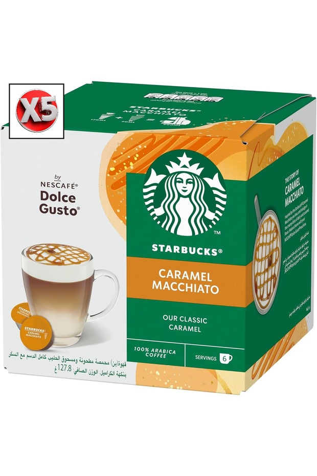 Caramel Macchiato by Nescafe Dolce Gusto Coffee Pods 127.8g