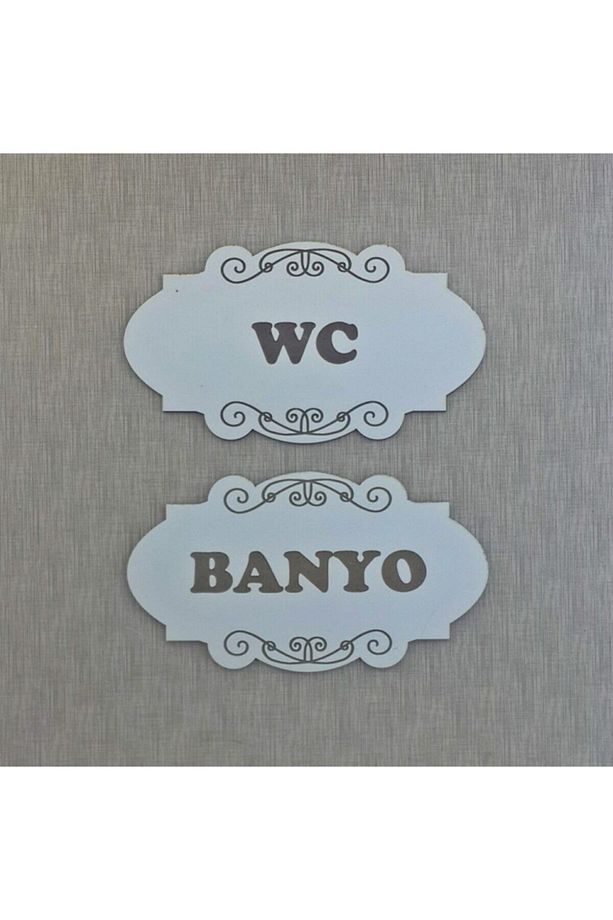 Wc - Banyo Kapı Tabelası - 1