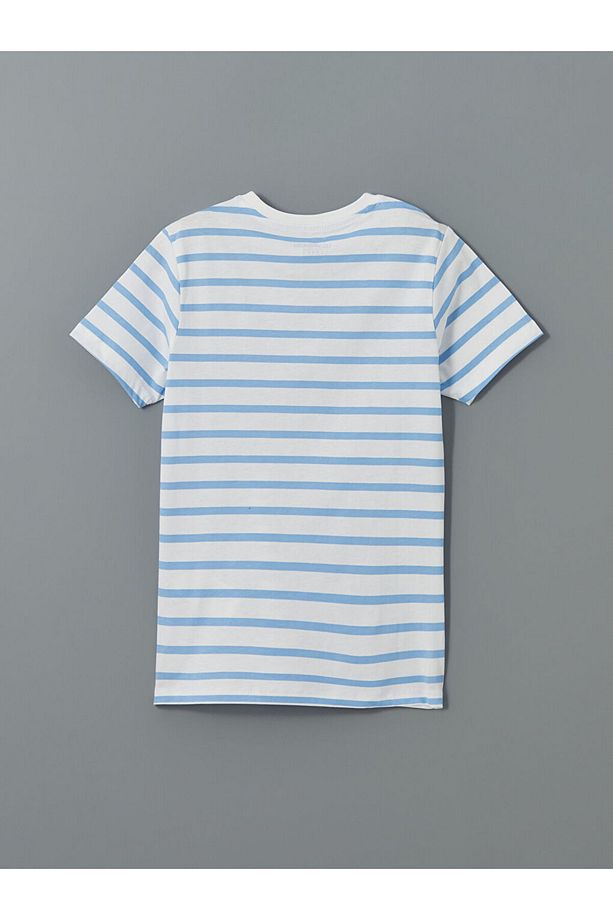 Yeni Sezon Bisiklet Yaka Erkek Cocuk Sortlu Pijama Takimi - 6