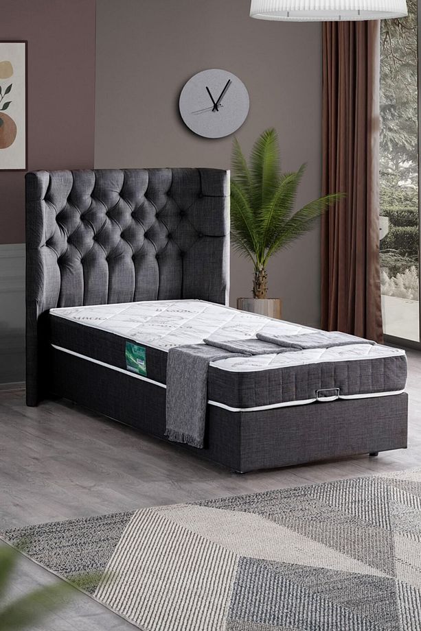 Matilda Tek Kişilik Baza Başlık Comfort Yatak Seti - 5