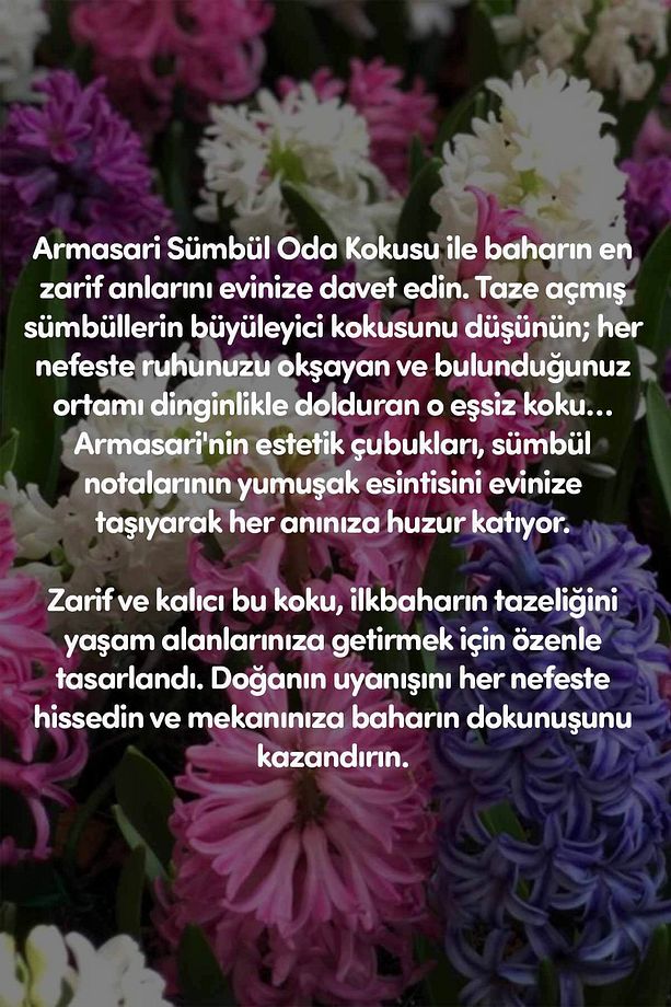 Sümbül Çubuklu Oda Kokusu Hyacinth Reed Diffuser 100ml - 7