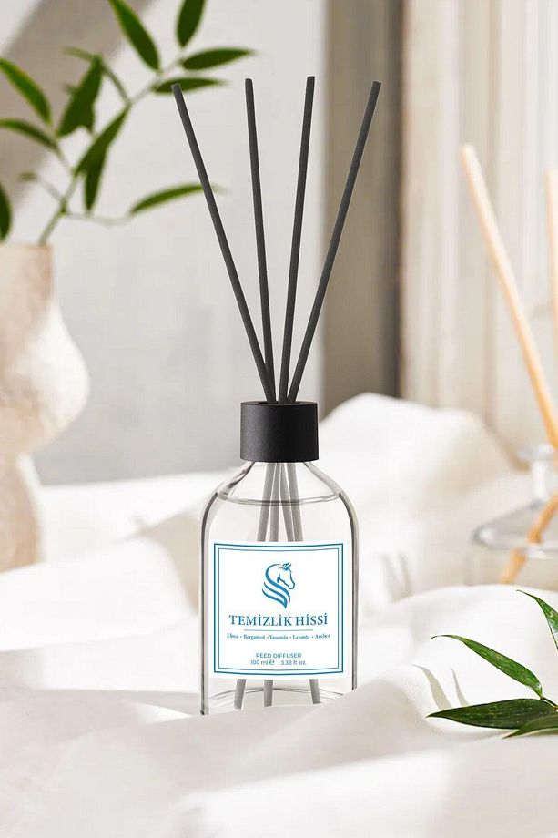 Çiçeksi Temizlik Hissi Çubuklu Oda Kokusu Clean Breeze Reed Diffuser 100ml - 2