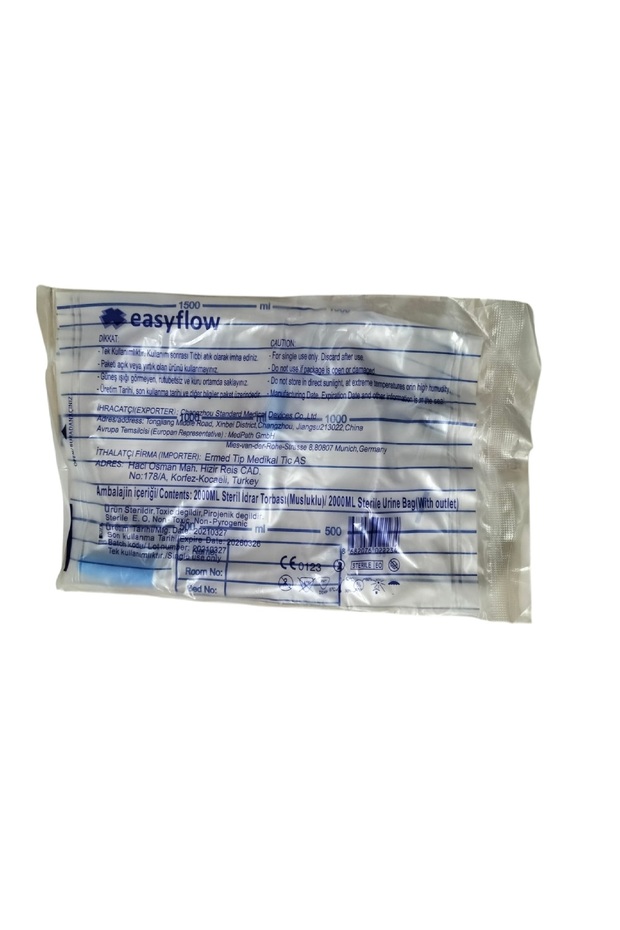 Musluklu Steril Idrar Torbası 2000 Ml ( 20'li Paket ) - 2