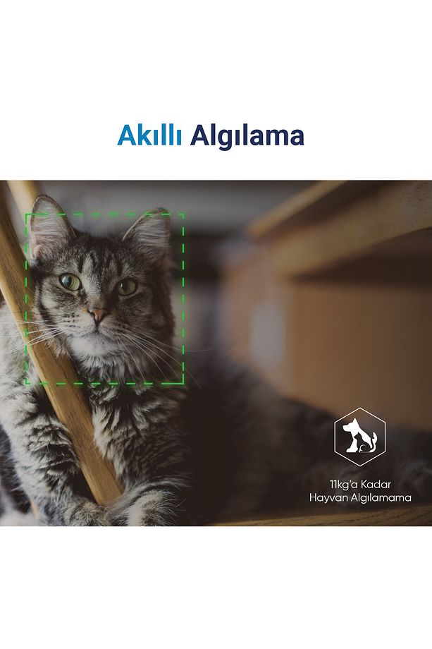 Akıllı Wi-fi Hareket Sensörü, Uzaktan Kontrol, 9 Metre Algılama Mesafesi, Hayvan Algılamama - 3