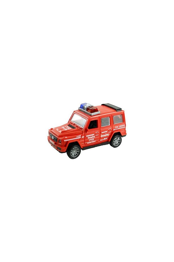 80626 SÜRTMELİ  KAPI BAGAJ AÇILIR AMBULANS İTFAYE POLİS JANDARMA OYUNCAK JEEPLER ÜRÜN BİR ADETTİR - 3