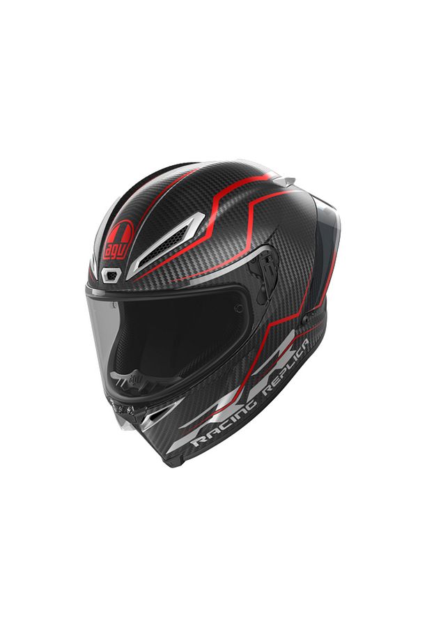 Kask/pısta Gp Rr Mplk Performante Carbon Blk Red - 1