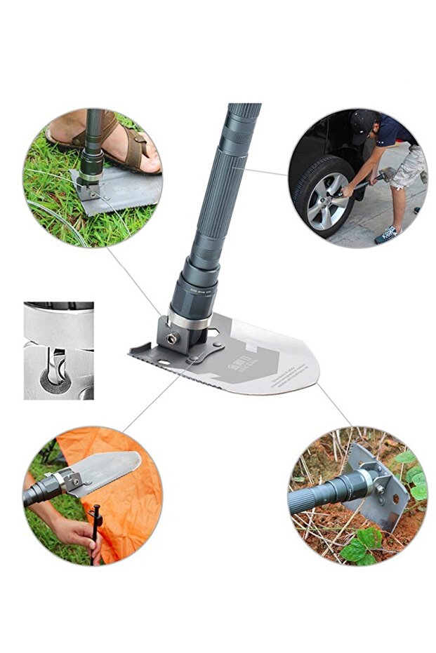 مجرفة متعددة الوظائف، بوصلة، سكين - 5