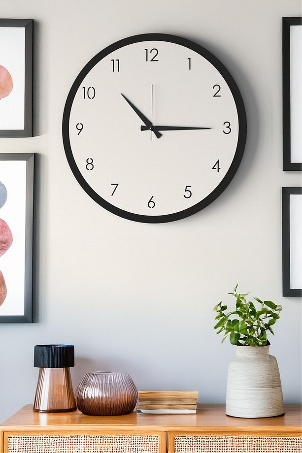 Dekoratif Yeni Modern Regulus Ahşap Duvar Saati 48cm - 3