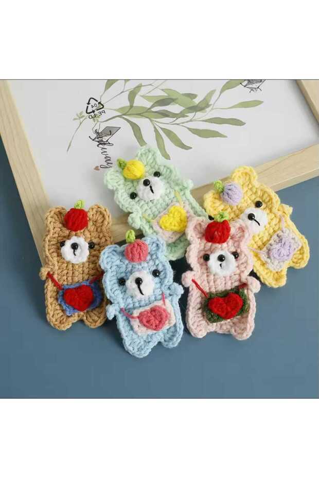 Love Bag Organic Handmade Hair Accessory 5-Piece Buckle