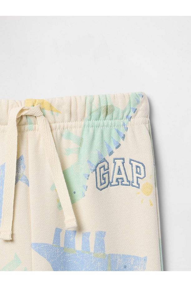 Erkek Bebek Bej Gap Logo Relaxed  Pull-On Jogger Eşofman Altı - 2