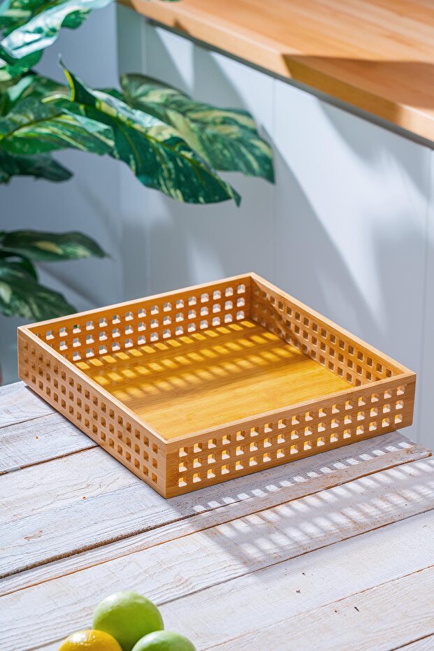 Bambu Sunum Tepsi - 35 cm - 1