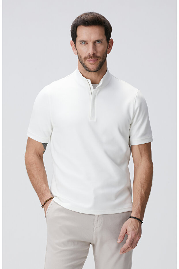 Kırık Beyaz Sweatshirt - 1