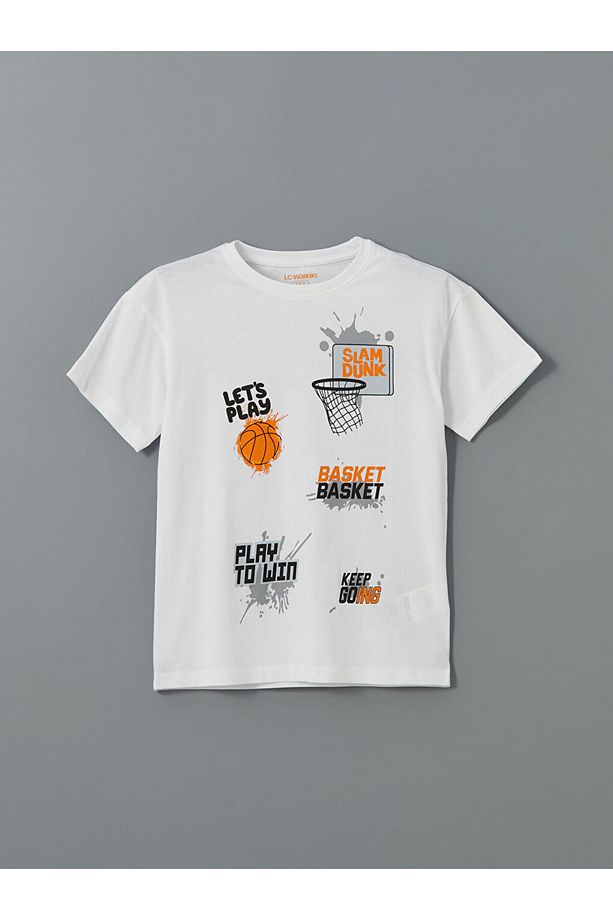 LCW Kids Bisiklet Yaka Erkek Çocuk Şortlu Pijama Takımı - 2