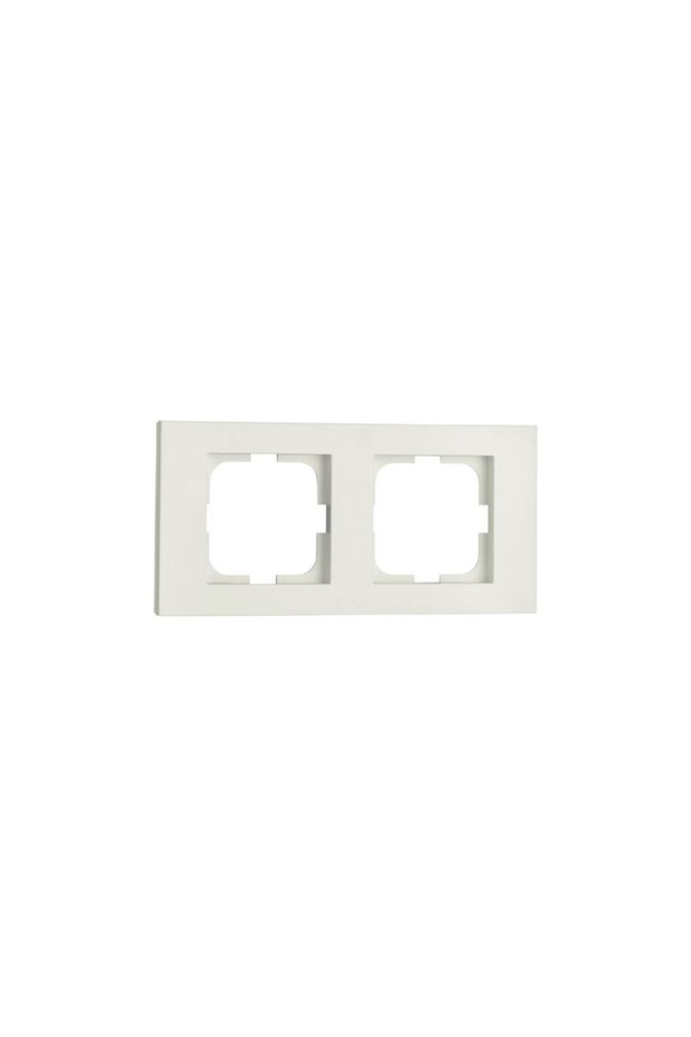 Grano White Double Frame