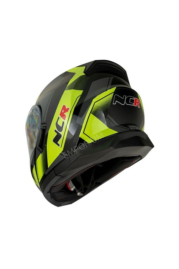 Icon Çene Açılır Kask(SARI-SİYAH) - 5