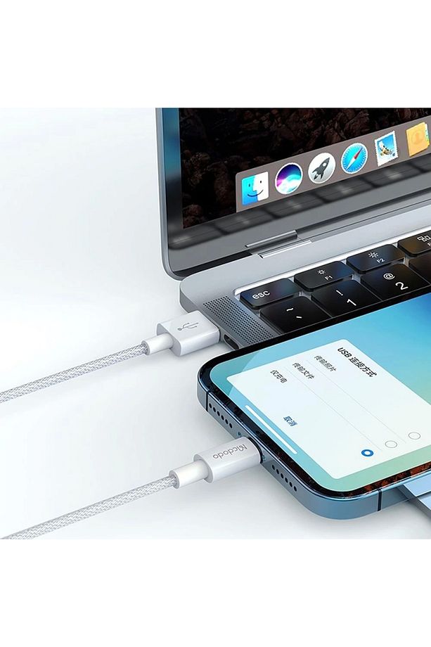 Ca-2760 Type-c To Lightning Pd 36w Hızlı Data/şarj Kablosu 1.2m - Beyaz - 2