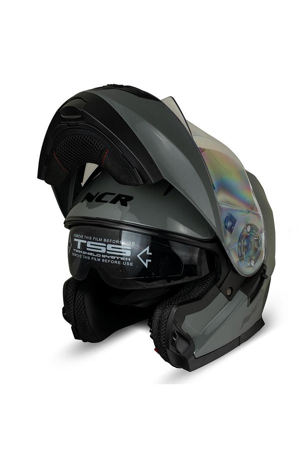 Icon Çene Açılır Koyu Nardo Kask - 3