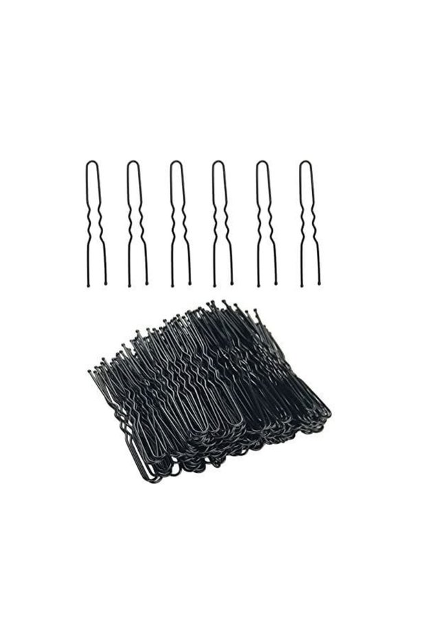 Wire Buckle 150 Pieces Black Color Thin Paravana Hairpin Hairdresser Material. (Read the Description to Understand)