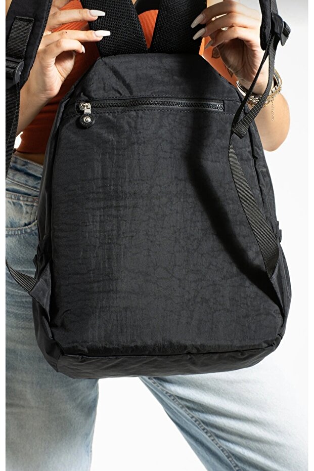 Kadın Siyah Sırt Çantası - 3