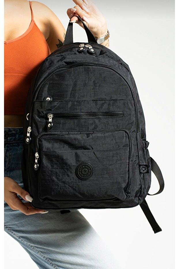 Kadın Siyah Sırt Çantası - 2