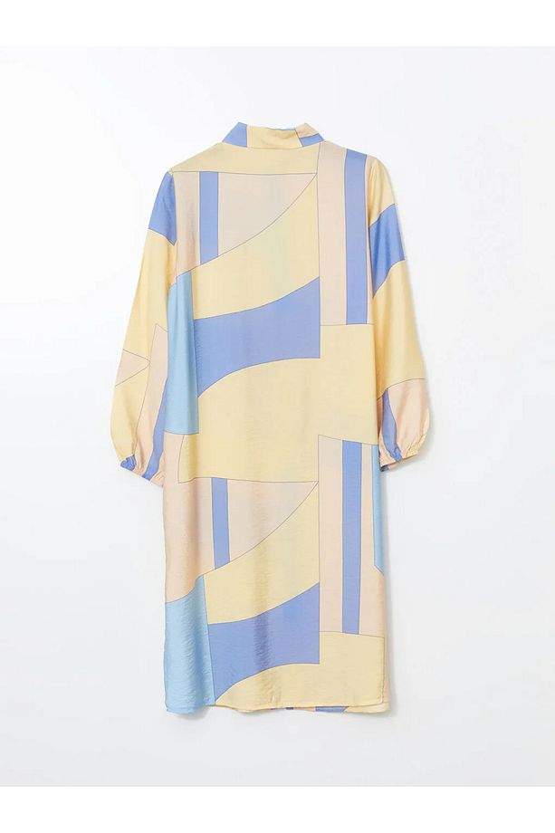 LCW Modest Sarı Desenli Kadın Gömlek Tunik - 2