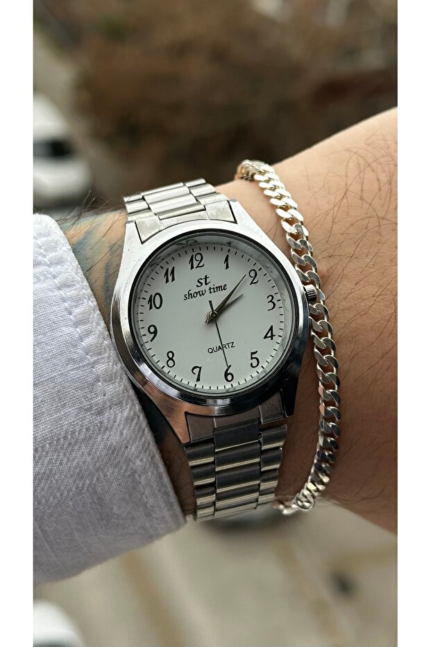 ÇELİK ERKEK KOL SAATİ - 1