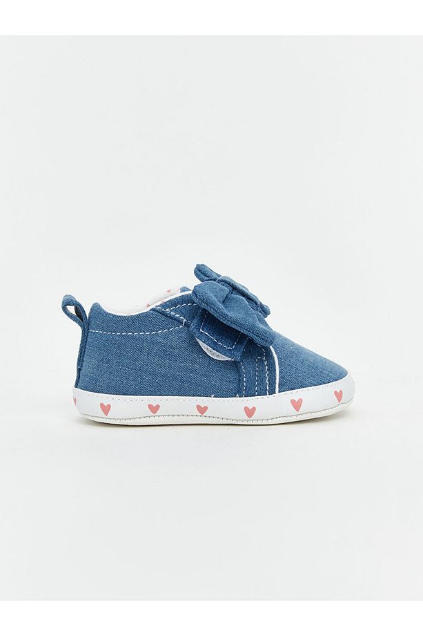 LCW STEPS Fiyonk Detaylı Kız Bebek Yürüme Öncesi Ayakkabı - 4