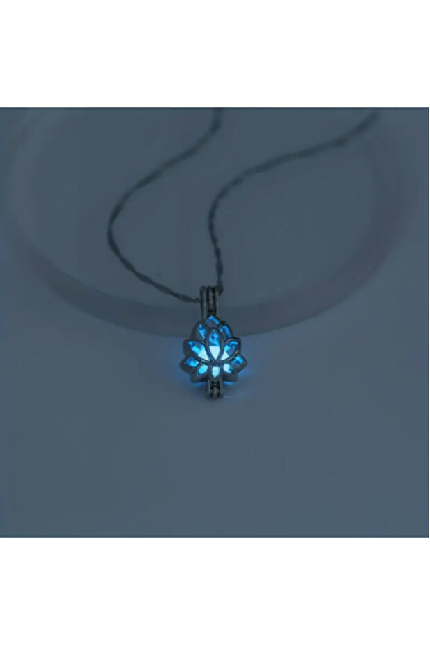 Lotus Işıldayan Kolye - 1