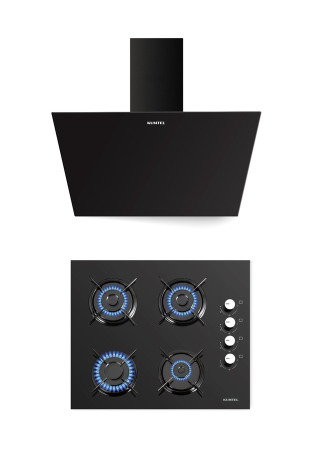 2'li Siyah Ankastre Set - 1