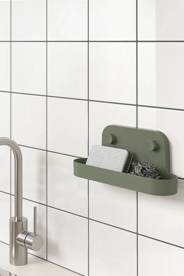 Vantuzlu Mutfak Rafı Baharatlık Banyo Rafı 1 Adet 28cm RD062 - 4