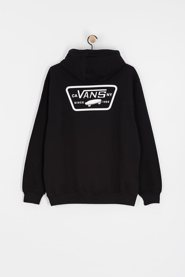 Erkek Full Patch Pullover Sweatshirt - Siyah - 6