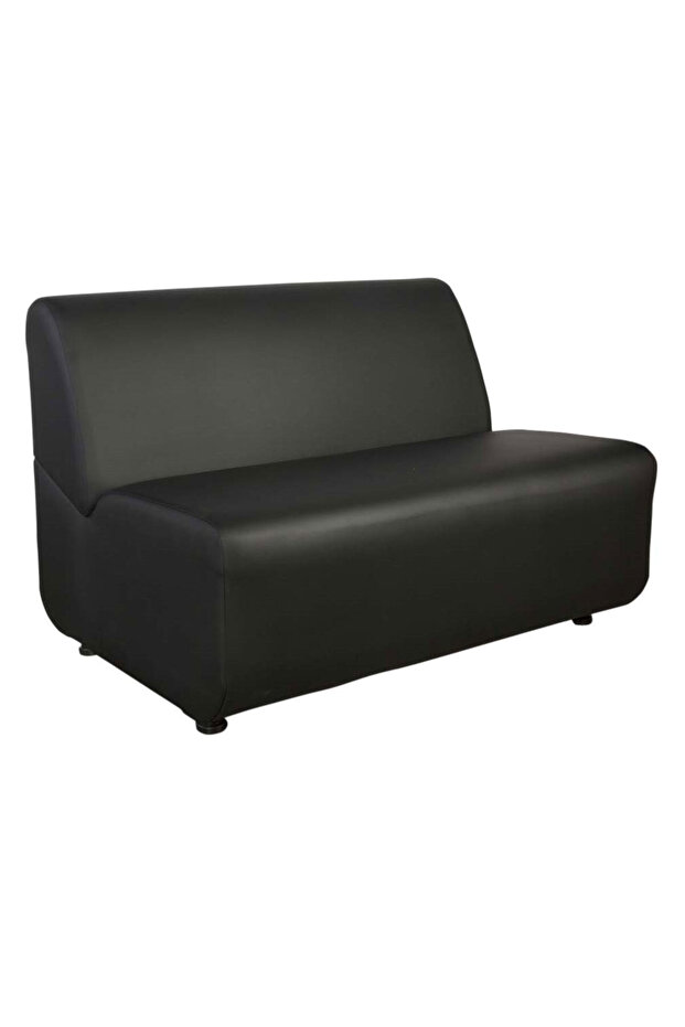 Coco Two-Seater Black Sofa - Customizable, Living Room Furniture (2-Seater, Black)