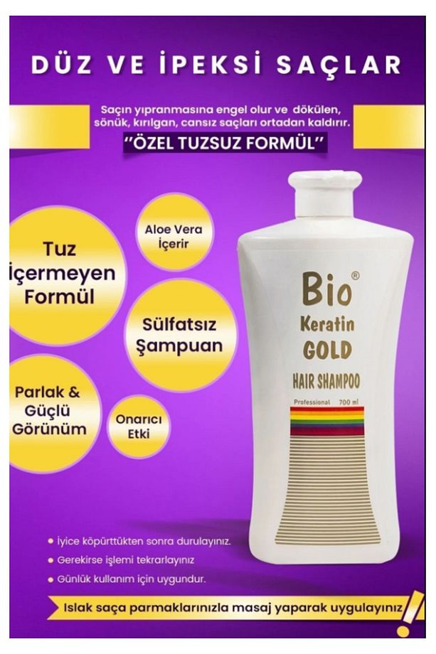 Bio Tuzsuz Şampuan 700 ml 2 Adet - 2
