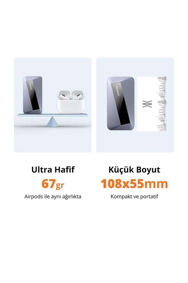 Usb 3.1 Gen 2 10gbps Harici Taşınabilir M.2 Nvme Ssd 1 Tb - 6