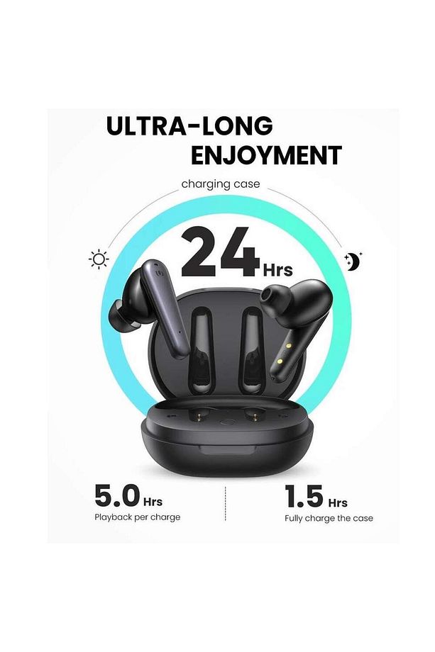 Hi Tune T1 Bluetooth 5.0 Tws Kablosuz Kulakiçi Kulaklık Siyah - 5