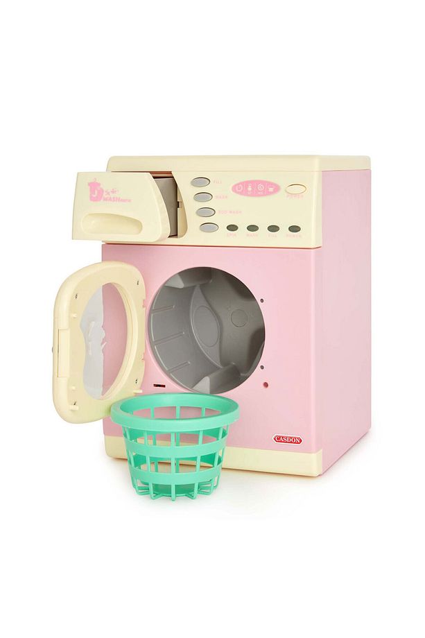 Casdon Elektronik Oyuncak Pembe Çamaşır Yıkama Makinesi 62150 - 6