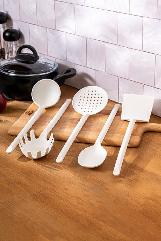 Fiesta 5 Parça Servis Seti Beyaz - 3