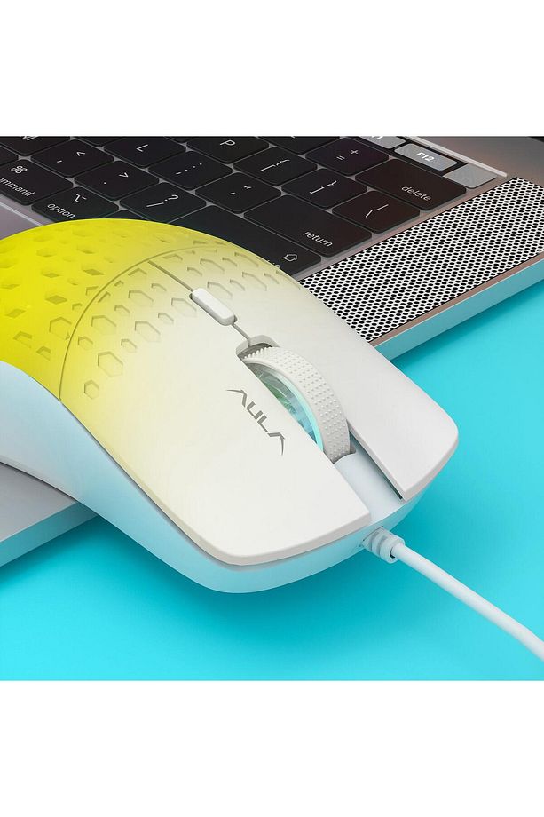 S11 Pro 3600dpı Rgb Optik Gaming Mouse Sarı - 2