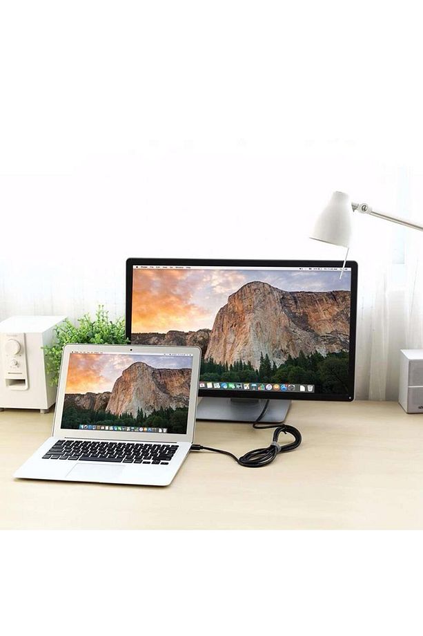 4k Mini Displayport To Displayport Dönüştürücü Kablo 1.5 Metre Siyah - 4