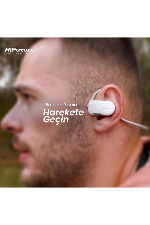 Futuremate Bluetooth 5.3 Open-ear Kablosuz Enc Kulaklık Siyah - 8