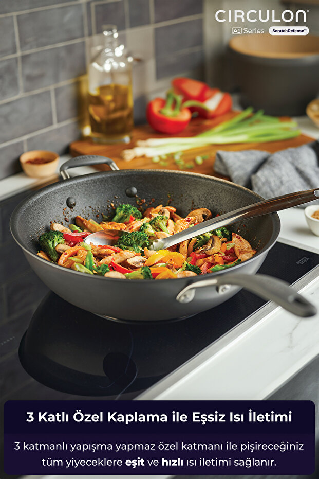 WOK Tava 34 CM - 8