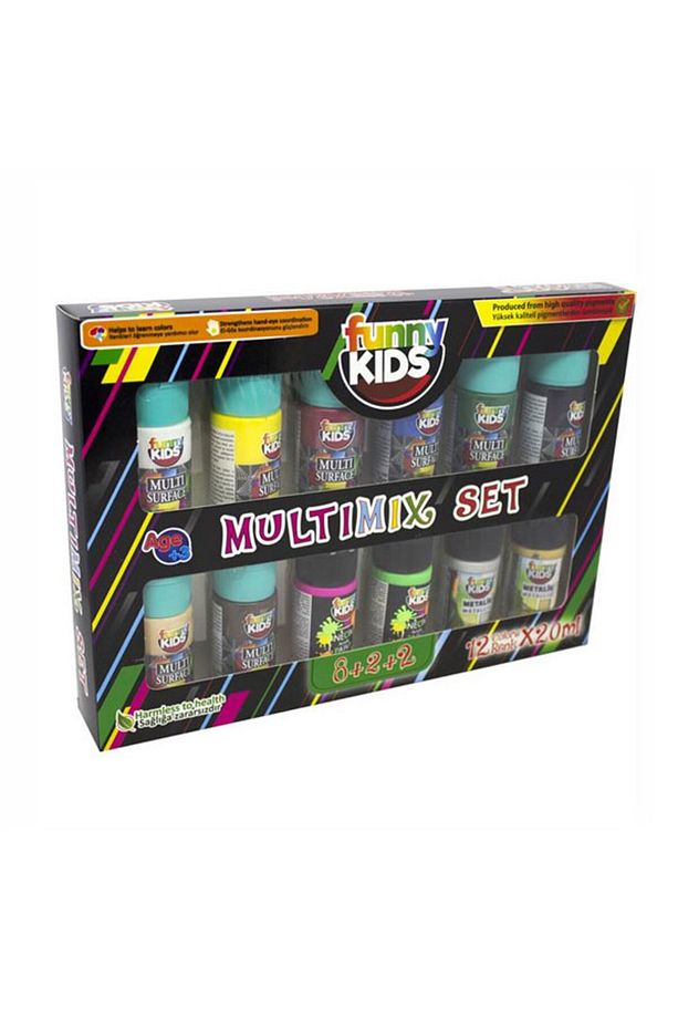 Multimix 20 Ml.x12 Renk Tüp Set (FNNY-012-2100) - 1
