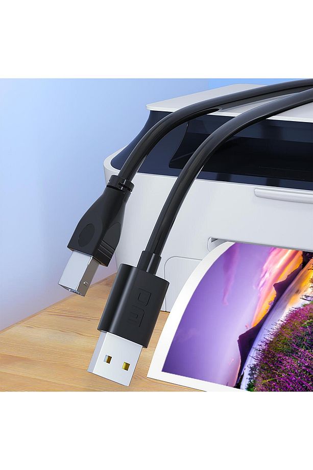 Ad063 Usb 2.0 Printer Data Yazıcı Kablosu 3 Metre - 2