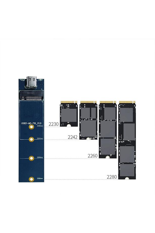 Hd990 Usb3.2 Gen2 10gbps Type-c M.2 Nvme Ssd Disk Kutusu - 6