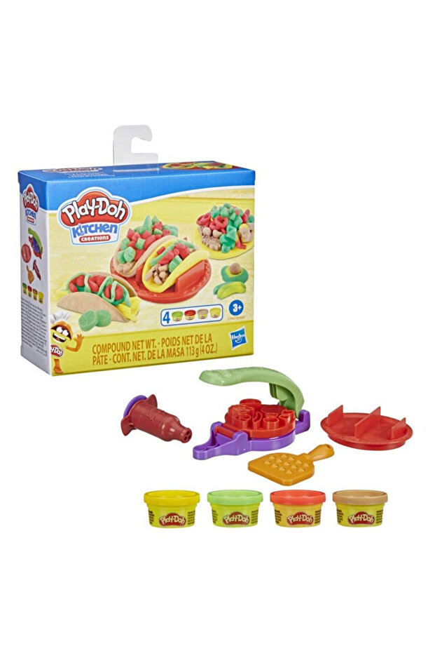 Mini Kitchen Taco Yapma Seti Oyun Hamuru E6686-e7447 - 2