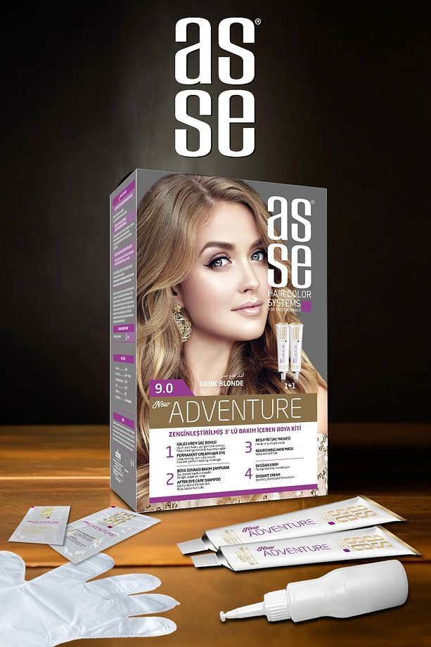 Adventure Set Saç Boyası No:9.0 Koyu Sarı - 4