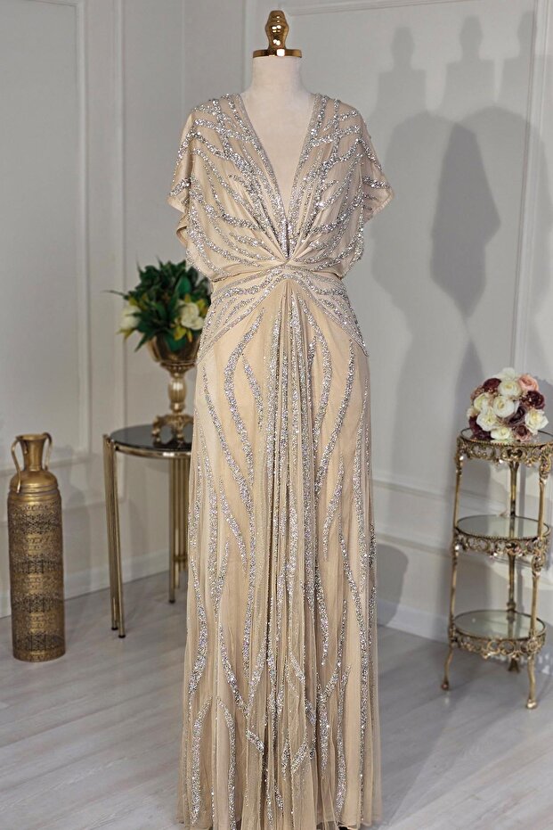 Bej İthal Abiye 1010 - 2